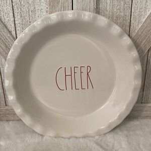 Rae Dunn Christmas Cheer Pie Dish